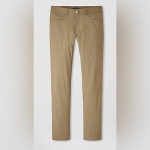 NWT Peter Millar Crown Crafted Bingham Performance 5 Pocket Pants 42x34 Rye